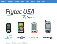 Tablet Screenshot of flytec.com